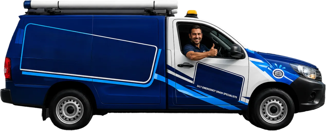 Service van parked on a Stanhope Gardens street